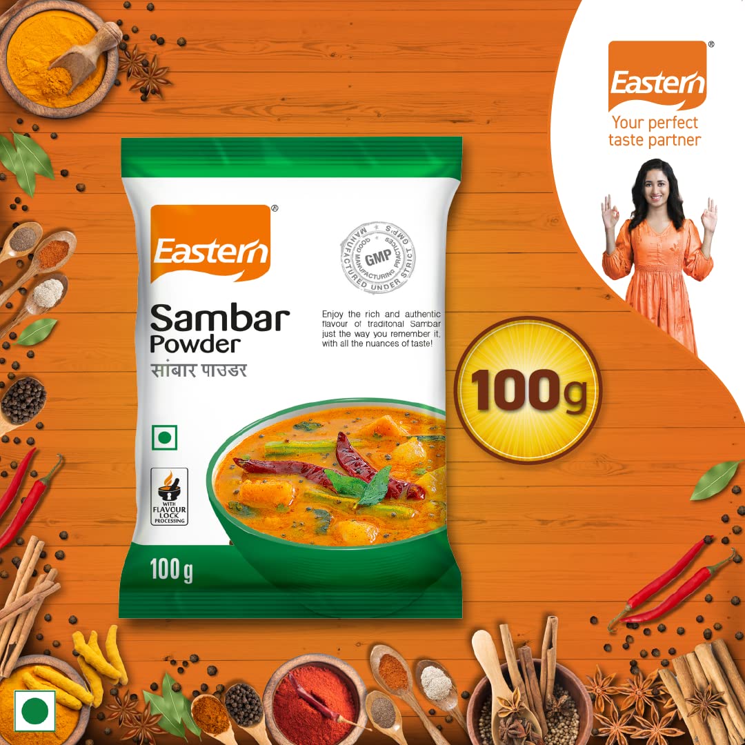 Eastern Sambar Powder | No Added Preservatives | Prepare Delicious Sambar At Home | 100g FROM INDIA(SAM) - View 3 of 4
