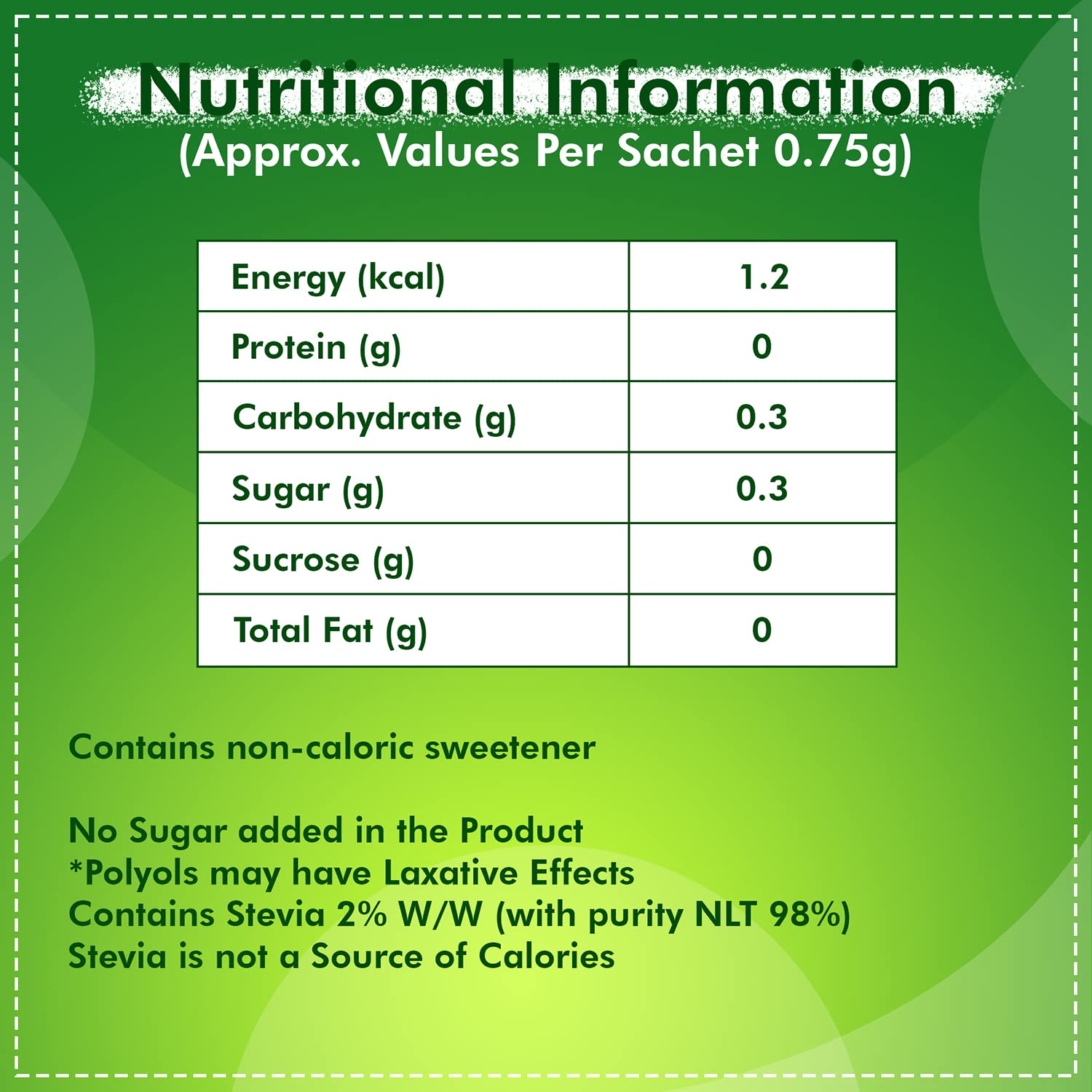 Equal Stevia Natural Sweetener, Sugar Free, 100 Sachet, Pack of 6(FROM INDIA) SAB - View 5 of 7
