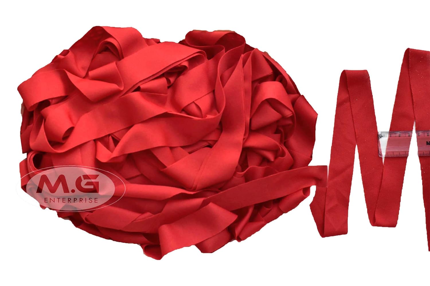 M.G ENTERPRISE T-Shirt Yarn Red (250 gm) Art Craft Soft Fingering Crochet Hook Yarn, Needle Knitting Yarn Thread Dyed - View 2 of 2