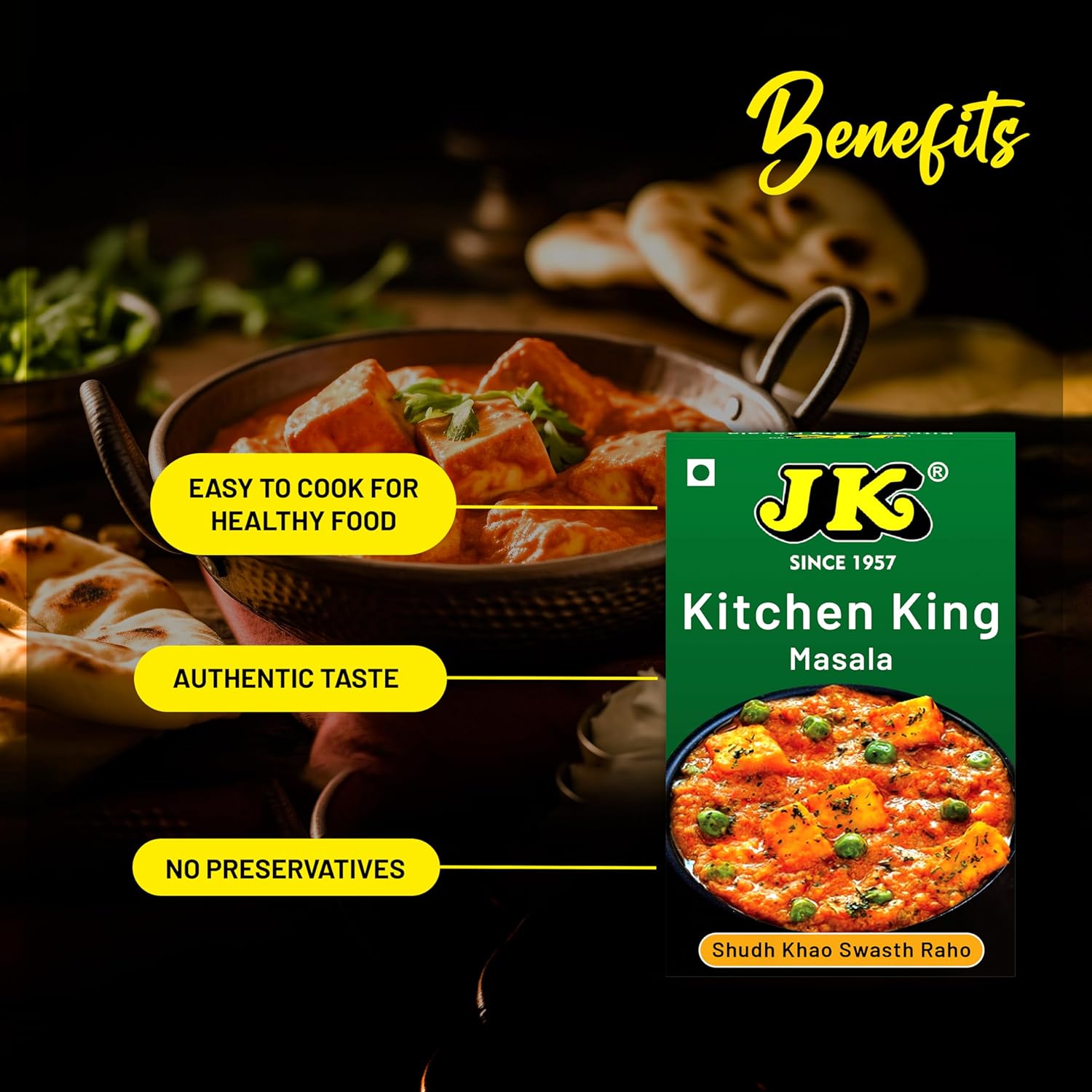 JK Kitchen King Masala, 100g FROM INDIA (SAM) - View 2 of 4
