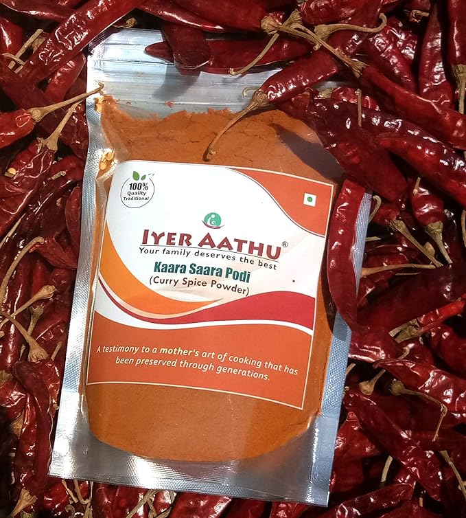 IYER AATHU KAARA SAARA PODI (Curry Spice Powder) 250 Grams - View 2 of 3