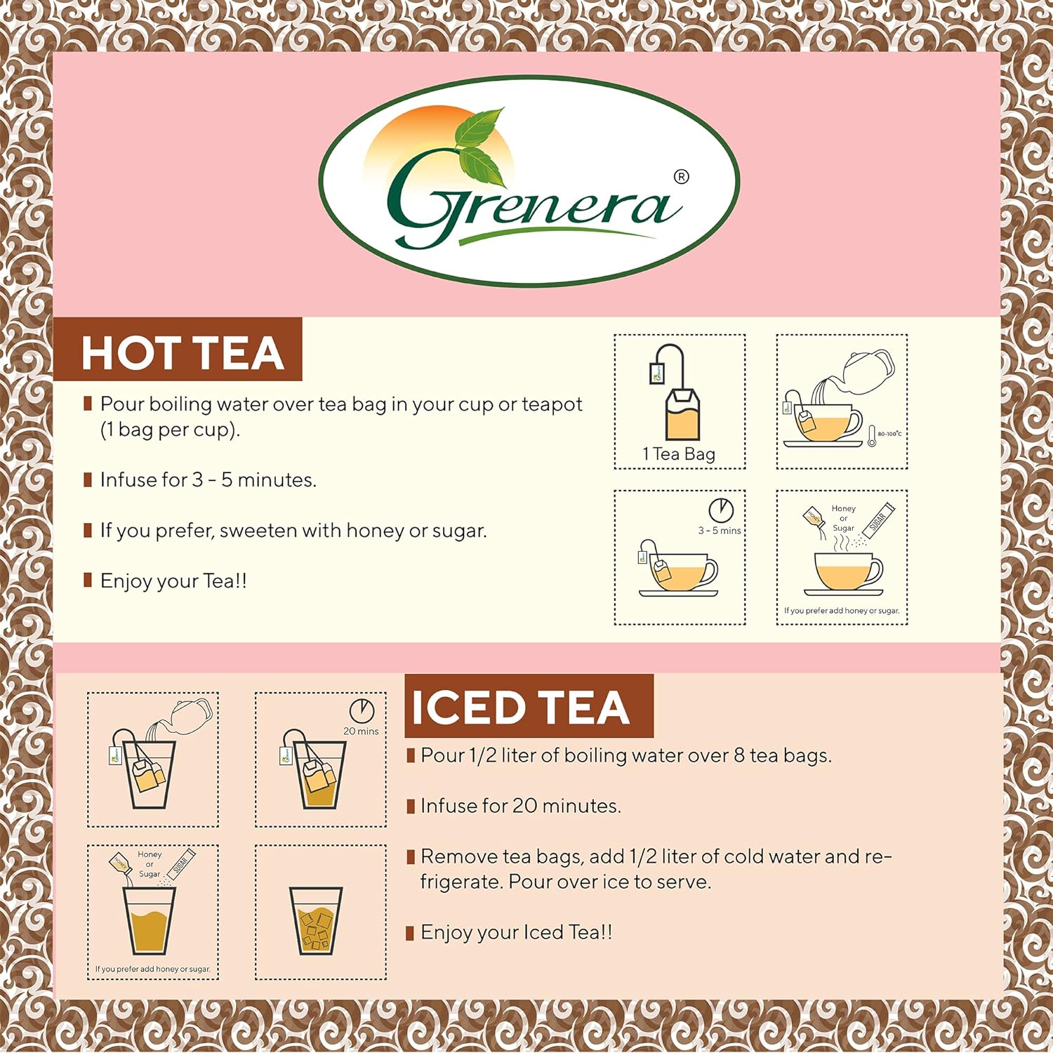 Grenera Moringa Strawberry Infusion 25 Tea Bags, Caffeine Free, Staple Free, Made with Organically Grown Moringa Leaves (FROM INDIA) SAB - View 4 of 6