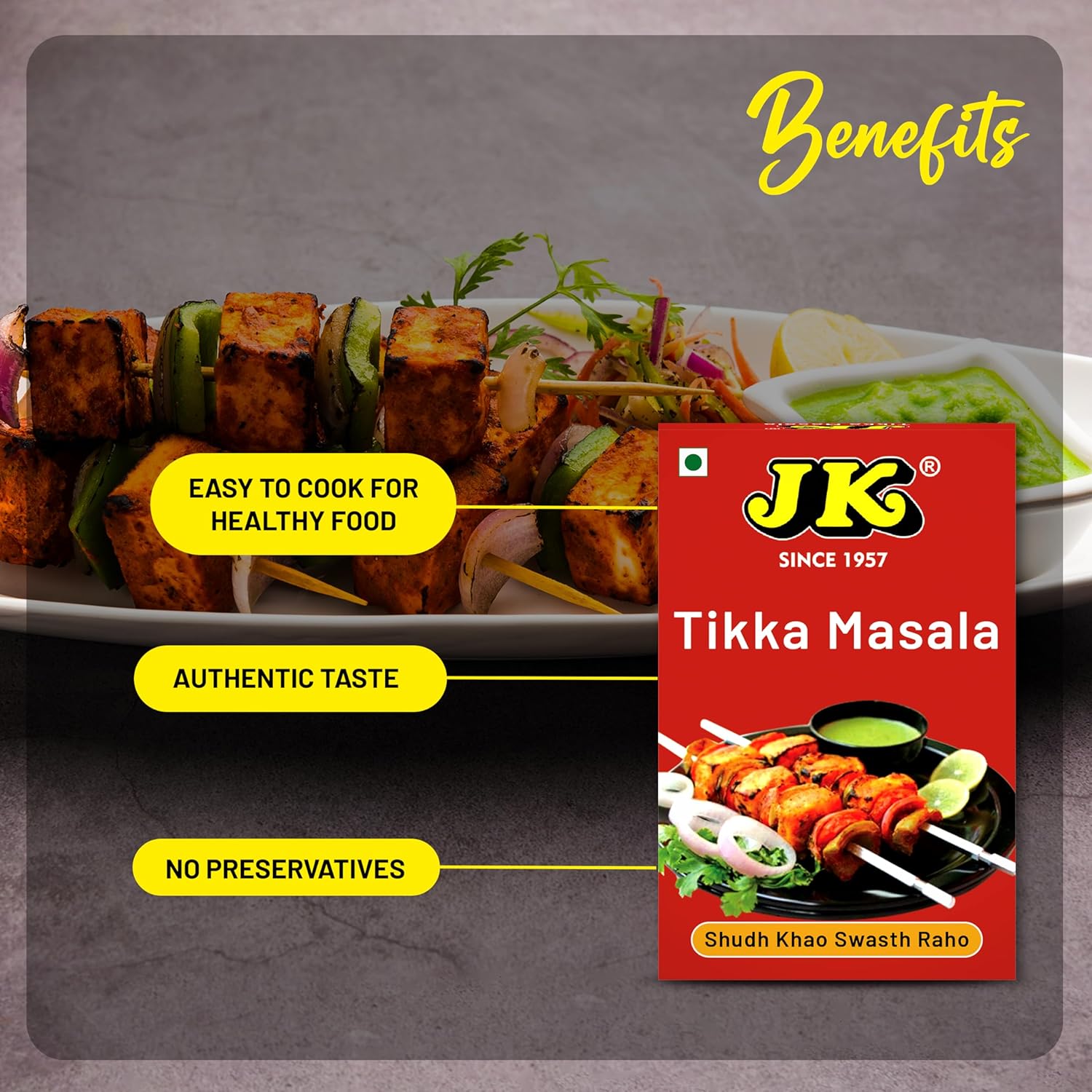 JK Tikka Masala,100g FROM INDIA (SAM) - View 2 of 3