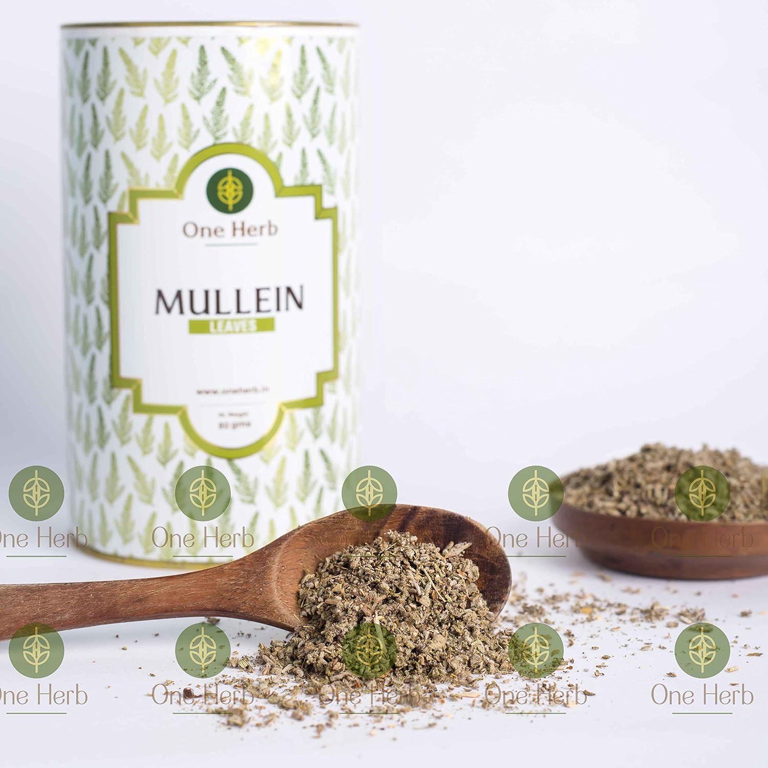 The Indian Chai One Herb - Mullein Tea 80g, Herbal Support for Healthy Respiratory, Bronchial &amp; Immune Function and Easy Sleep. (FROM INDIA) SAB - View 3 of 5