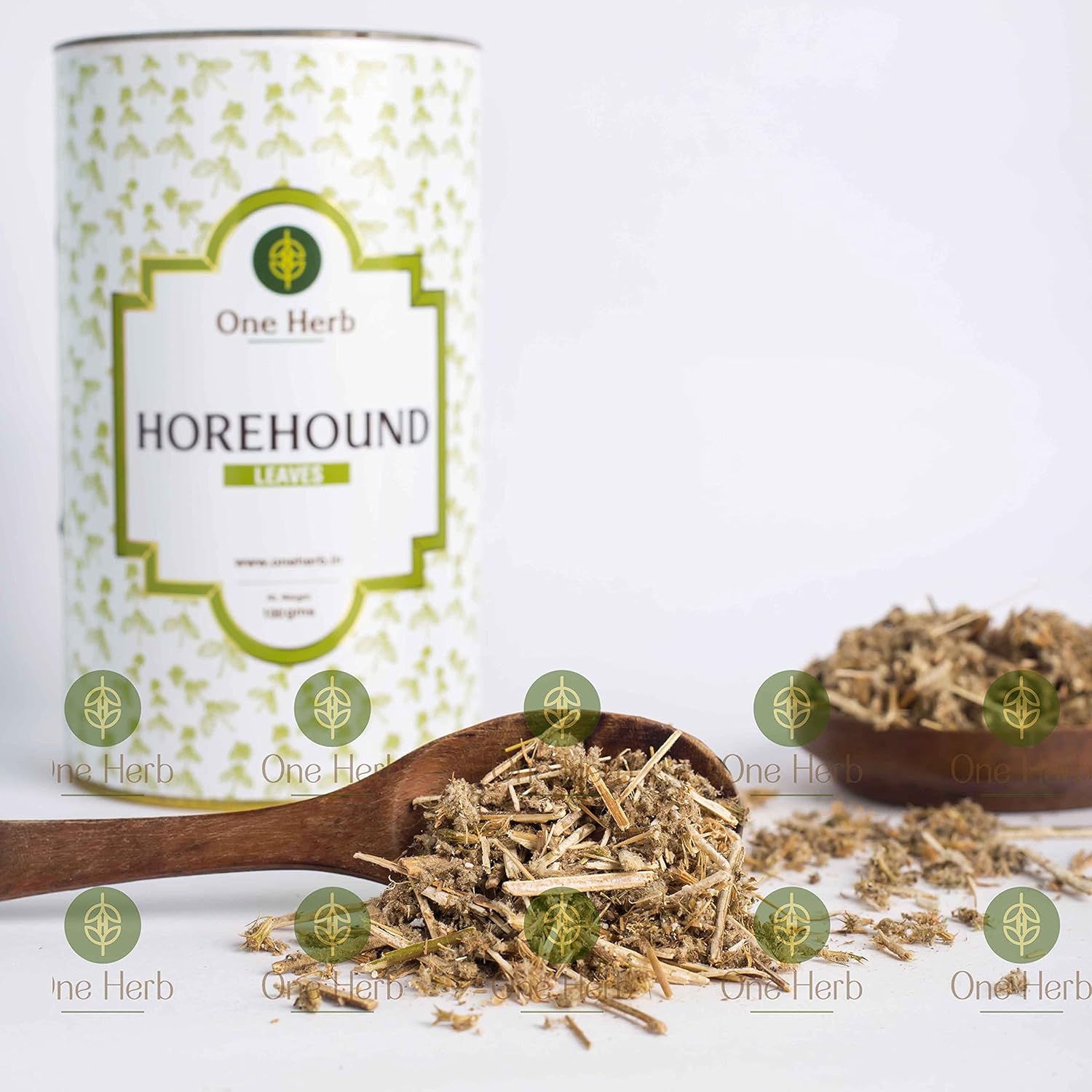 One Herb - Horehound Leaves Tea 100g for Cold and Cough, Relieves Against Gas &amp; Bloating. (FROM INDIA) SAB - View 3 of 4