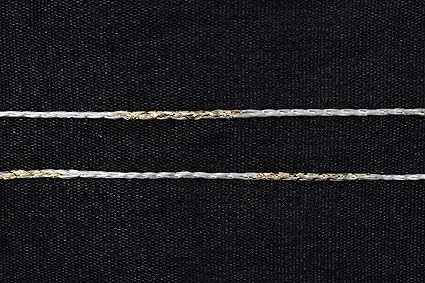 HUNNY- BUNCH® Premium &amp; Fine Quality Cotton Lurex Dori Thread for Embroidery, Beading, Jewelry Making, Tassel Making, Bridle Purse Making, Crafts Projects, DIY, etc.(Gold) - View 3 of 4