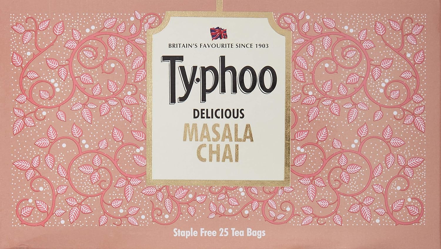 Typhoo Delicious Masala Tea Bags Enriched with Cardamom, Nutmeg, Clove &amp; Cinnamon, 25 Tea Bags (FROM INDIA) SAB - View 2 of 5
