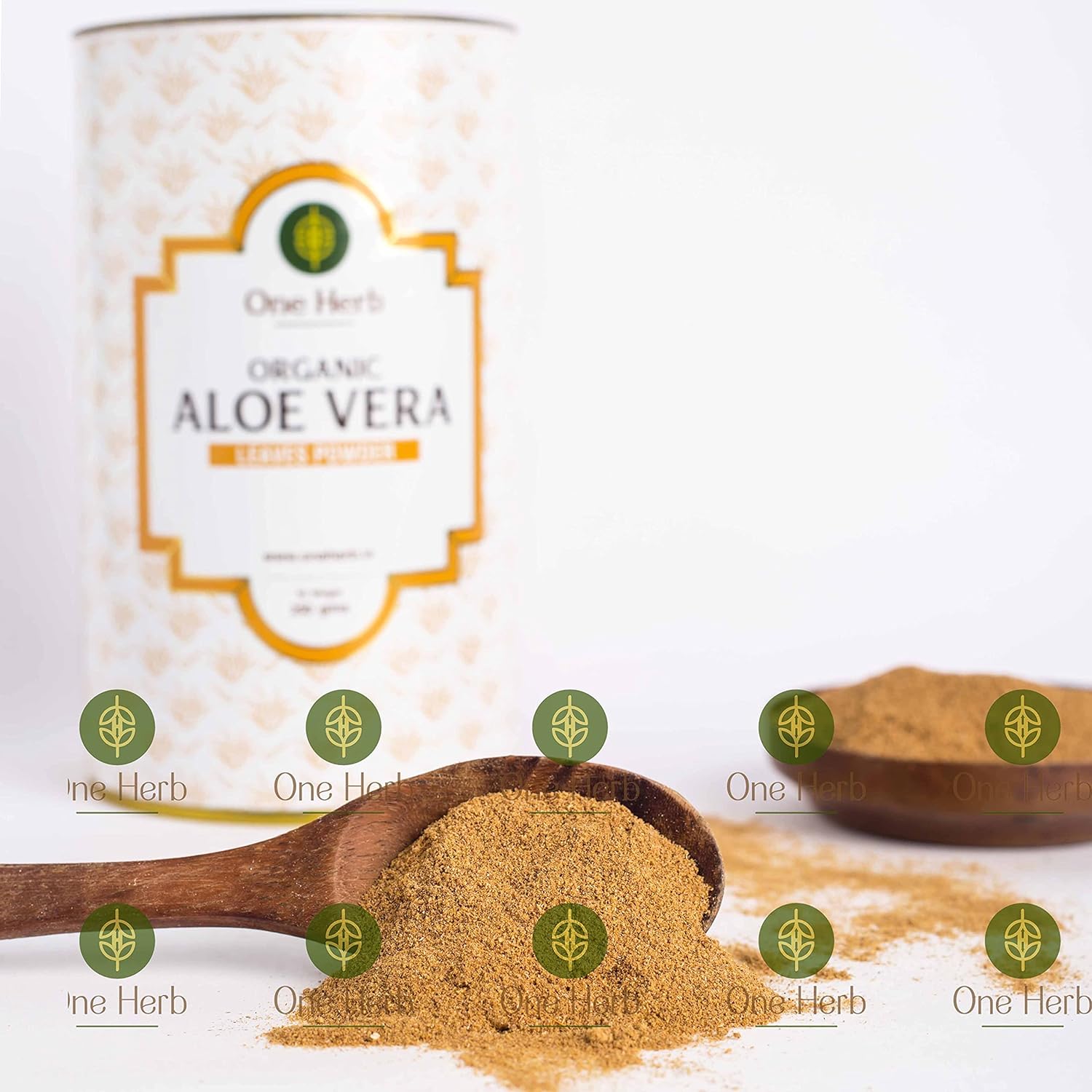 One Herb – Organic Aloe Vera Leaves Powder 250g for Skin Care, Lowers Cholesterol and Relieves Arthiritis (FROM INDIA) SAB - View 5 of 5