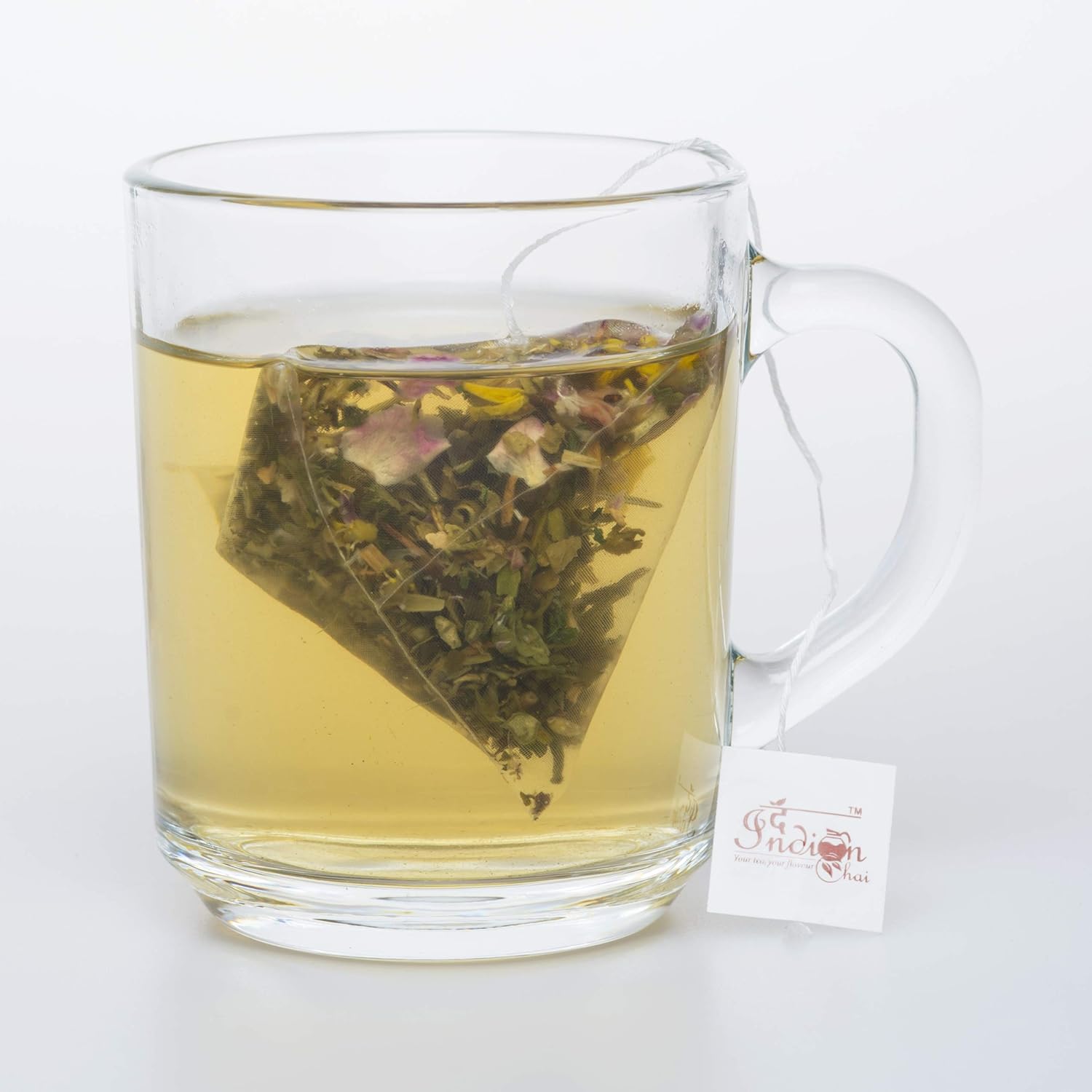 The Indian Chai – Skin Glow Tea 30 Pyramid Tea Bags with Rose, Chamomile, Lavender, Sage for Clear Skin, Fights Hormonal Acne &amp; Blemishes (FROM INDIA) SAB - View 3 of 6