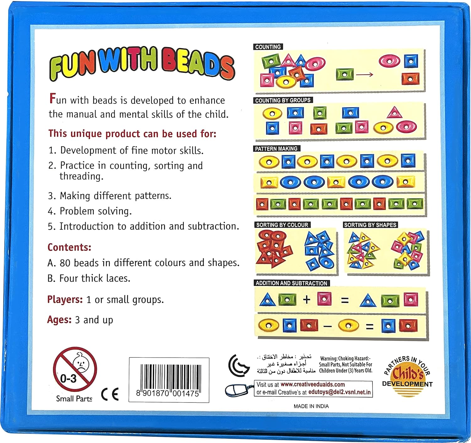 Creative's - CRE0674 Fun With Beads (Multi-Color) - View 3 of 3