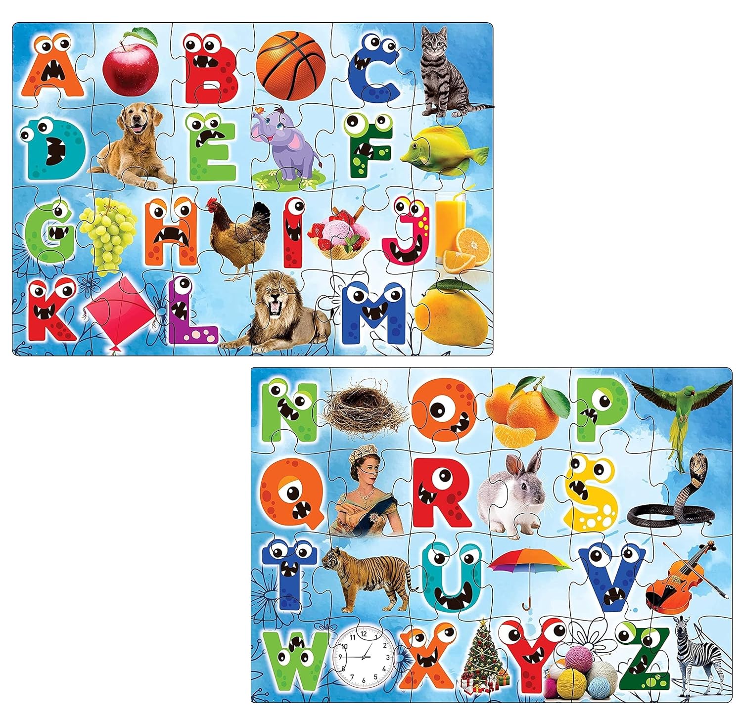 FunBlast Alphabet Jigsaw Puzzle for Kids Jigsaw Puzzle for Kids of Age 3-5 Years – 48 Pcs (Multicolor, Size 30X22 cm) - Shop at Colombo Mall