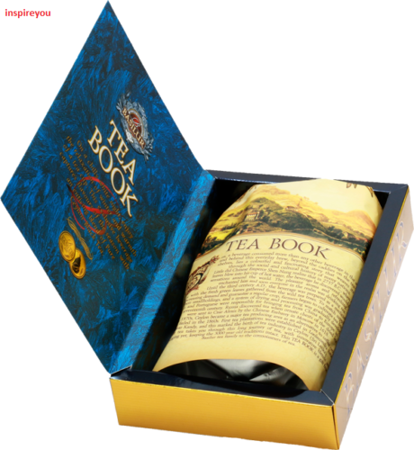 Basilur Tea Book Volume I Blue Flavoured Black Leaf Tea 75g Metal Tin Caddy - View 2 of 3