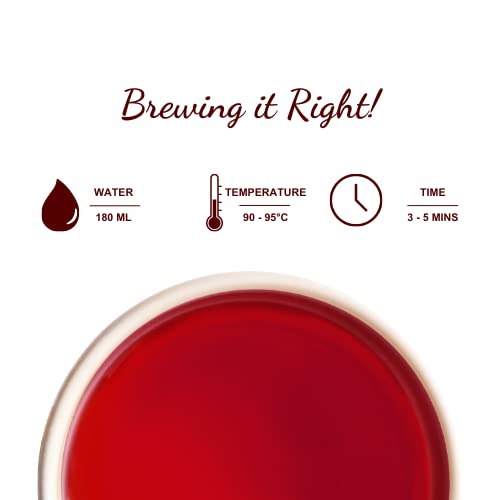 Premiers Luscious Delight, Green Tea Infusions with Apple Flavour, Loose Leaf Tea with Real Ingredients, 100 Gms, 50 Cups, Low Caffeine Tea and Herbs (FROM INDIA SAB) - View 4 of 5