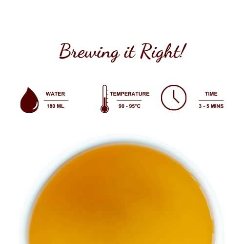 Premiers Floral Delight, Green Tea Infusions with Passion Fruit Flavour, Loose Leaf Tea with Real Ingredients, 100 Gms, 50 Cups, Low Caffeine Tea and Herbs (FROM INDIA SAB) - View 4 of 6