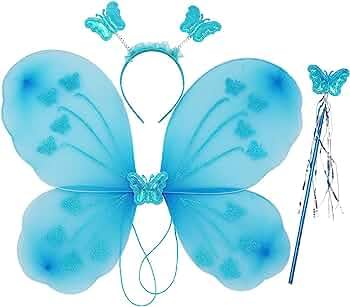 Royals Fairy Butterfly Wings for Baby Girl AngelMIX COLOUR 6 SET - View 4 of 7