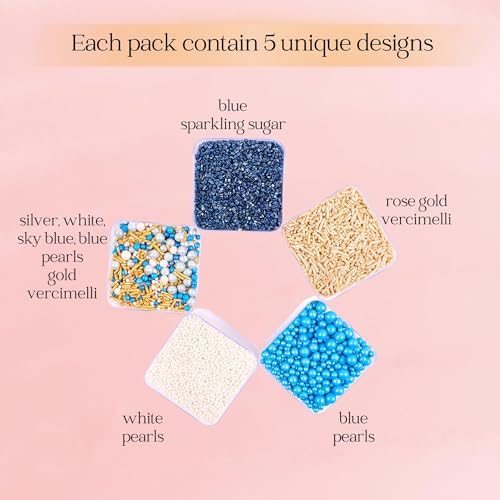 Confect Fusion Mashup Sprinkles FM Multipack 14 100 gms for Cake Cupcake Décor (FROM INDIA SAB) - View 2 of 7