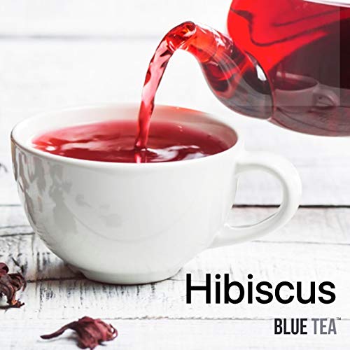 BLUE TEA - Hibiscus Cinnamon And Clove Herbal Tea - 50gm (50 Cups) || CAFFEINE FREE || Zero Additives - Healthy Tea - Food Grade Pet Jar Packing | - View 3 of 4