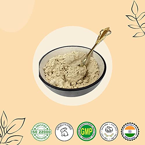 White Turmeric Powder by mi nature | Kachur, Curcuma zeodaria,Poolankilangu powder | 227g(8 oz) (0.5 lb) | Does not stain | White turmeric powder for face and skin | 100% Natural powder| From India - View 2 of 3