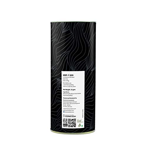 looms &amp; weaves - Natural Vanilla Beans from Kerala -10 gm - View 2 of 3