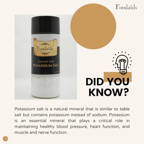 Foodaids Potassium Salt (100 GM)[Good for BP Patients and Joint pain] Sodium free salt substitute for cooking - View 2 of 2