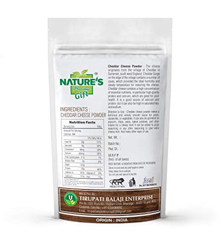 NATURE'S Precious Gift - Cheddar Cheese Powder (100% Pure Off White) - 500 GM - View 2 of 2