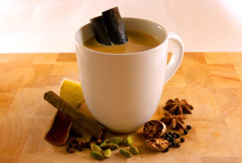 foodfrillz Chai Masala, Tea Mix Tastener, a great immunity booster,helps fight cough and cold,with Cinnamon,Clove,Nutmeg,Tulsi, Ginger,Cardamom,Black pepper,60 g - View 2 of 2