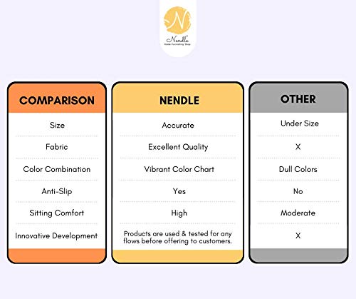 Nendle Cotton Abstract Sofa Covers Set of 3 Seater (Black, 2 Long Pieces) - View 4 of 4