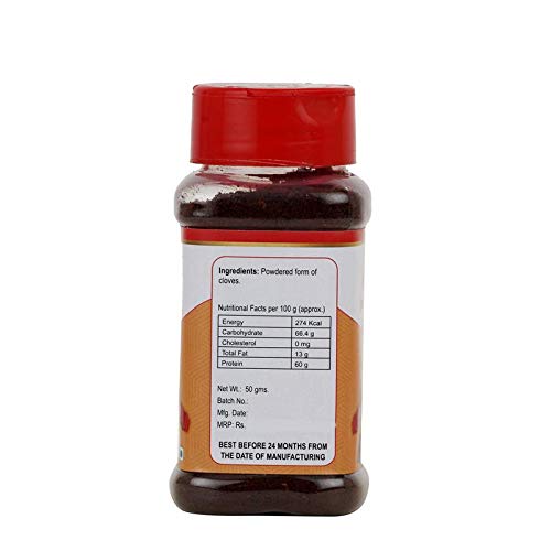 Clove Powder 50 g | Ground Dried Clove Powder | Laung Lavang Powder | Kirambu, Laung for Clove, Garnishing, Spice Powder - View 2 of 2