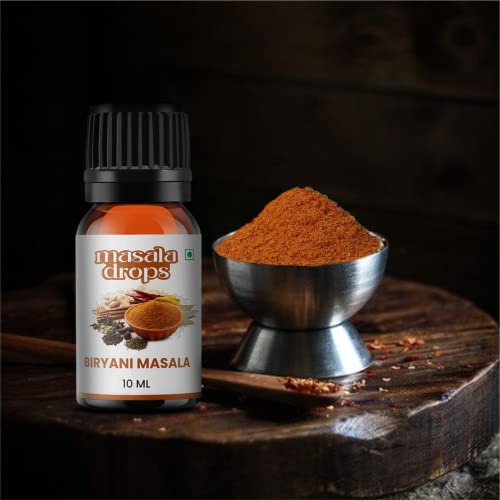 Masala Drops Authentic Biryani Masala Drops - 10 ML | Pure &amp; Natural | Rich Spices flavour when adding to Plain Rice, Veg biryani, Non Veg -Biryani (Pack of 1) - View 2 of 3