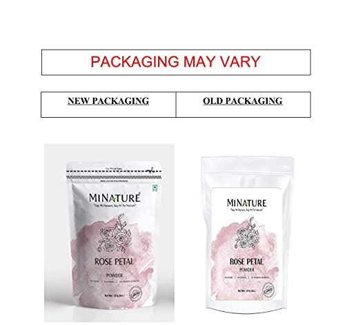 mi nature Rose Petal Powder for Pure Natural Moisturising, Anti-ageing Cooling, Even Skin Tone, 100% Pure &amp; Natural Face Mask| Cruelty &amp; Chemical Free, 227g/1/2 lbs/8 oz - View 3 of 3