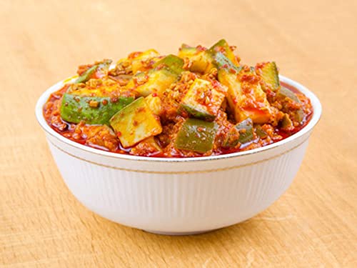 Jainji Mango Pickle 400 Gram | Aam Ka Achar | Homemade | Spicy, Sour, Salty &amp; Tangy | Healthy | Authentic &amp; Traditional | Enhance The Taste Of Food - View 2 of 3