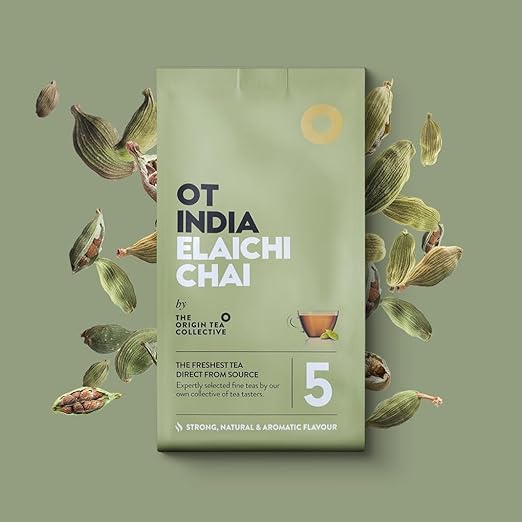 OT India Elaichi Chai - Cardamom Tea | Natural, Healthy, Aromatic Flavour Cardamom Tea Pouch (2 x 250 g) (FROM INDIA SAB) - View 2 of 5