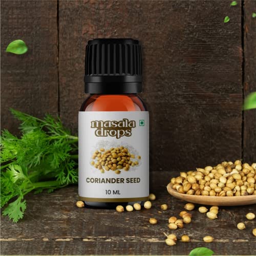 Masala Drops Aromatic Coriander - 10 ML | Pure &amp; Natural | For Cooking Traditional Indian recipes, Curries, Marination, Seasoning and flavouring food (Pack of 1) - View 2 of 3