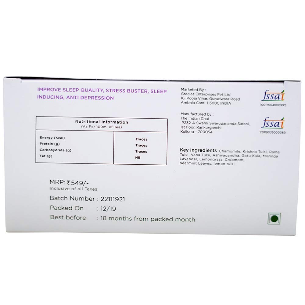 Tea Aroma - Making Tea a Healthy Habit ! 8 Am &amp; 10 Pm Tea Detox, 21 Tea Bags (Pack of 2) (FROM INDIA SAB) - View 5 of 5