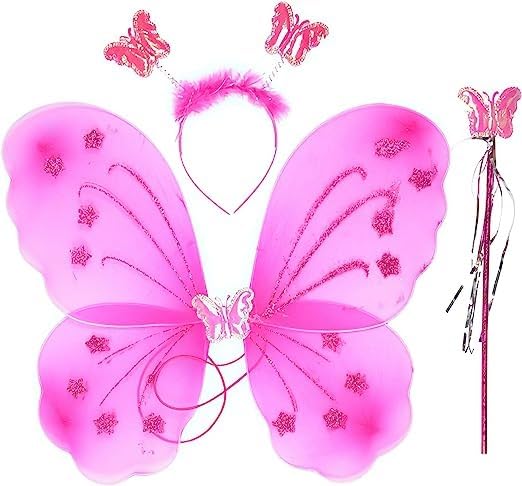 Royals Fairy Butterfly Wings for Baby Girl AngelMix 3 Colours - View 7 of 7