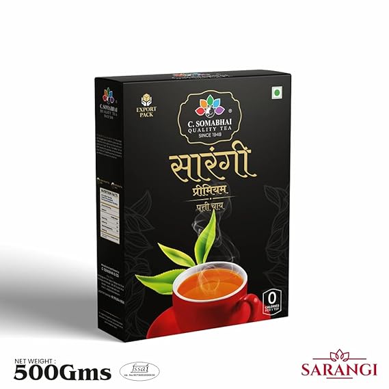 C. Somabhai Sarangi Premium Leaf Tea Export Quality with Strong and Refreshing Desi Chai Taste, 500 g (FROM INDIA SAB) - View 4 of 4