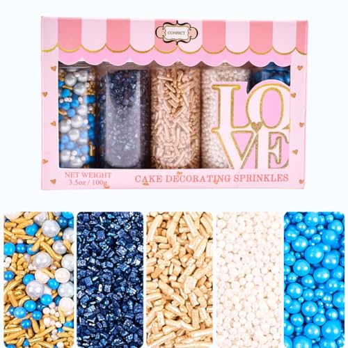 Confect Fusion Mashup Sprinkles FM Multipack 14 100 gms for Cake Cupcake Décor (FROM INDIA SAB) - View 6 of 7