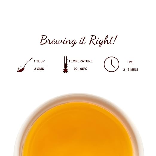 Premiers Marigold Symphony, Green Tea Infusion with Jasmine Flavour, Loose Leaf Tea with real Ingredients, 75 Gms, 37 Cups, Low Caffeine Tea &amp; Herbs (FROM INDIA SAB) - View 2 of 5
