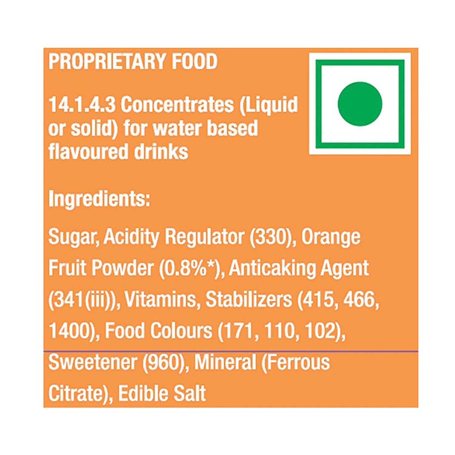 Tang Orange Instant Drink Mix, 500g (Pack of 4) FROM INDIA(SAM) - View 2 of 3