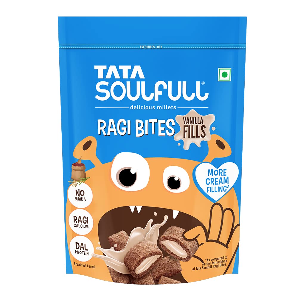 Tata Soulfull Ragi Bites Vanilla Fills, 250g FROM INDIA (SAM) - View 4 of 5