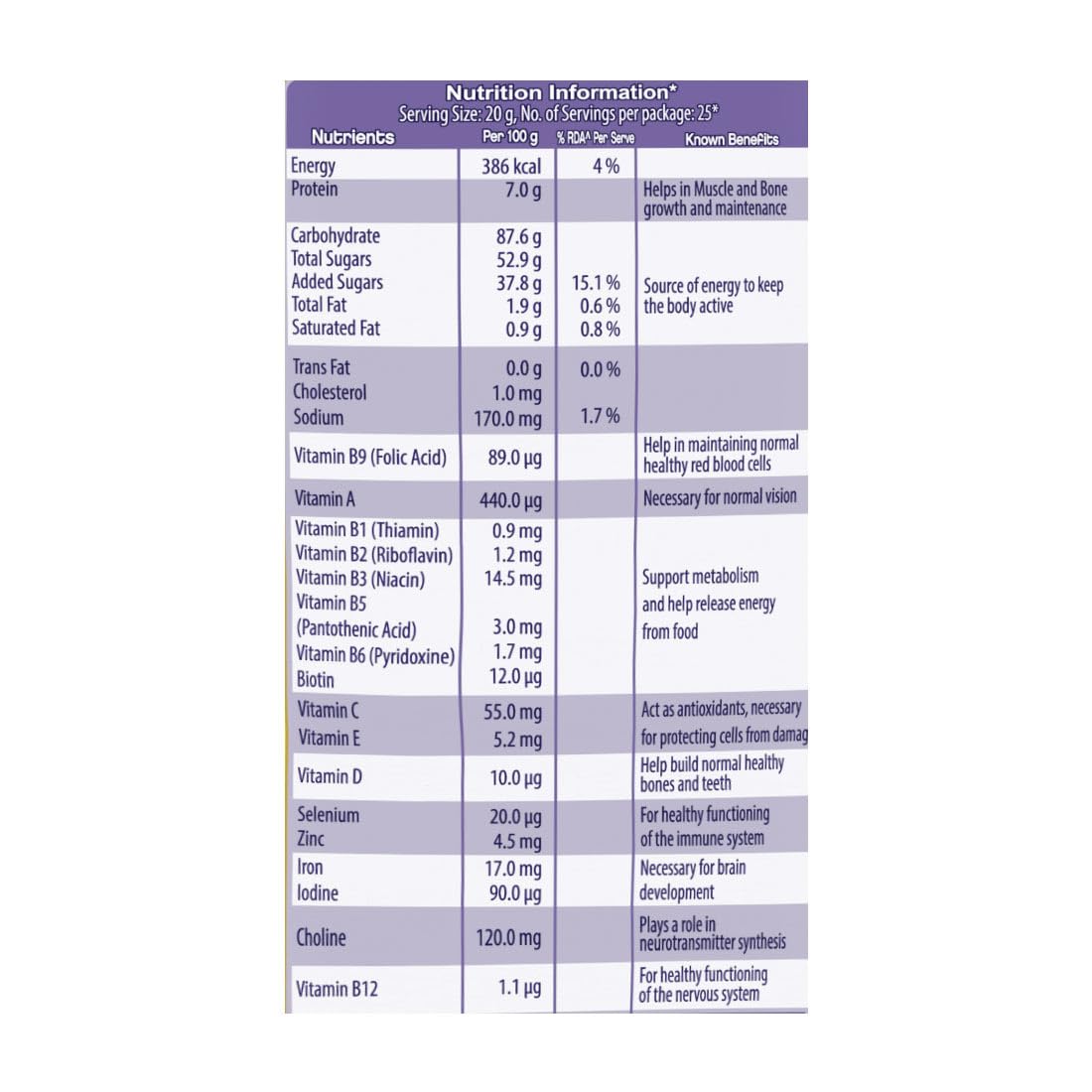 Cadbury Bournvita Lil Champs Health Drink 500 g JarFROM INDIA(SAM) - View 4 of 5