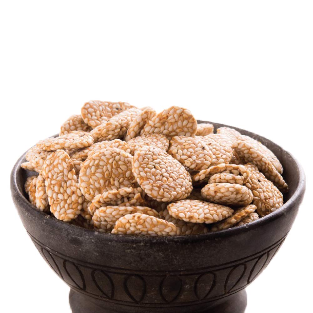 Delight Foods Winter Special Rewri (Revdi) - Gud (Jaggery) &amp; Til (Sesame) | Gajjak | 400gFROM INDIA (SAM) - View 3 of 3