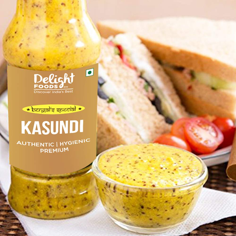 Delight Foods Bengali Kasundi | Mustard Sauce (Kasundi 400g x 4)FROM INDIA(SAM) - View 3 of 3
