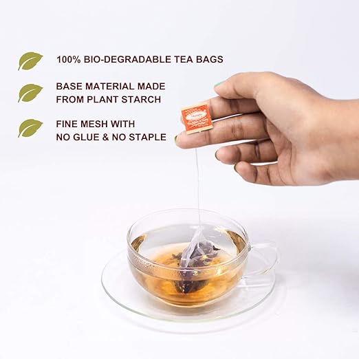 Premiers Assam Tea, Premium Black Tea, Single Origin Tea, Loose Leaf Tea in 20 Biodegradable Pyramid Teabags, 50 Gms, Garden Fresh Tea, Full-Bodied, Robust and Malty Taste, Classic White Box (FROM INDIA SAB) - View 4 of 7
