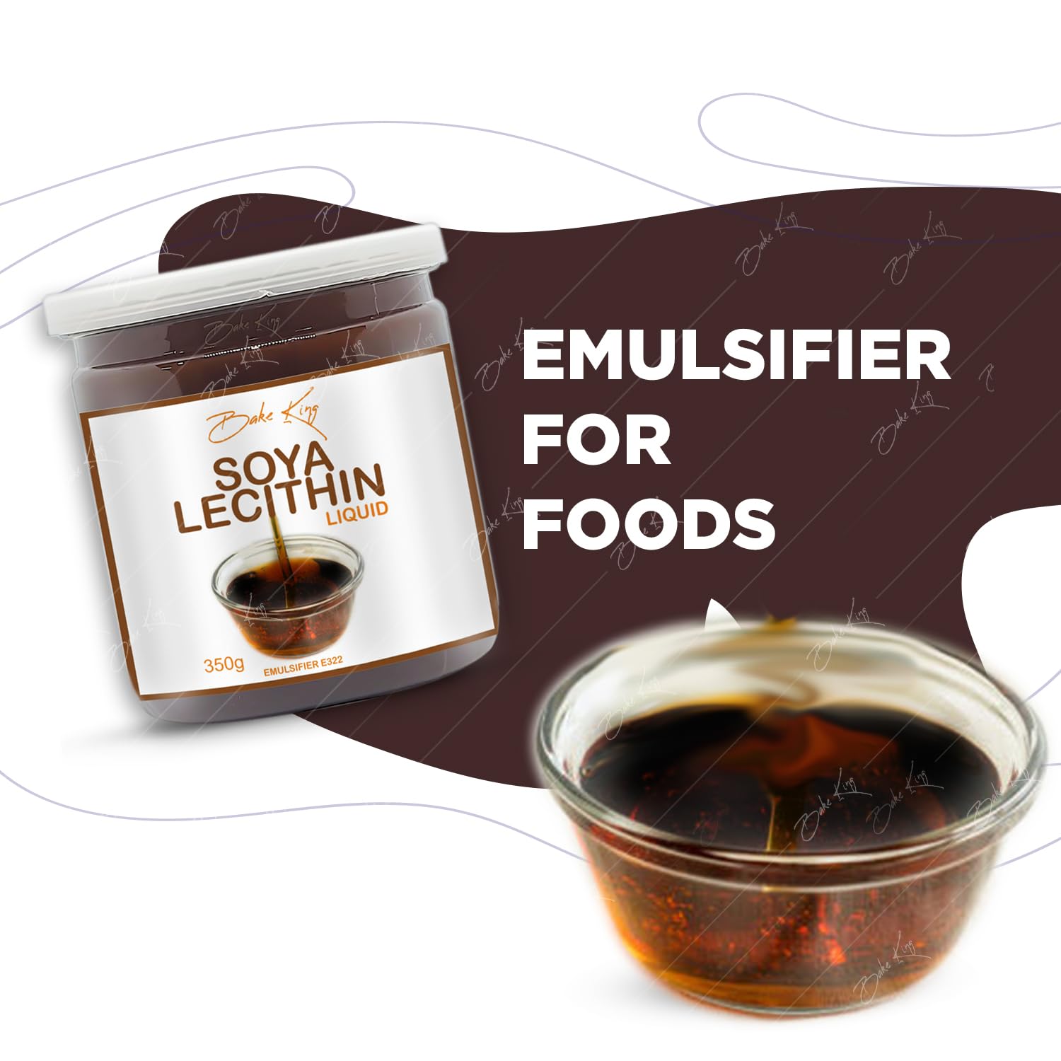 BAKE KING Soya Lecithin Liquid 350gm, Soya Lecithin Liquid Silky and Smooth Chocolate, Soya Lecithin Chewy and Light, Soya Lecithin for Baking Bread, Chocolate, Cheese, Soya Lecithin Liquid 350gm - View 4 of 4