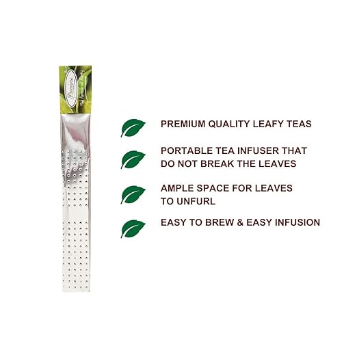 Premiers Darjeeling Tea, Premium Black Tea, Single Origin Tea, Leaf Tea in Magic Tea Wands, 12 Wands, 30 Gms, Garden Fresh Tea, Muscatel and Slightly Fruity Taste, Tea Stick Infuser in a White Box (FROM INDIA SAB) - View 4 of 6