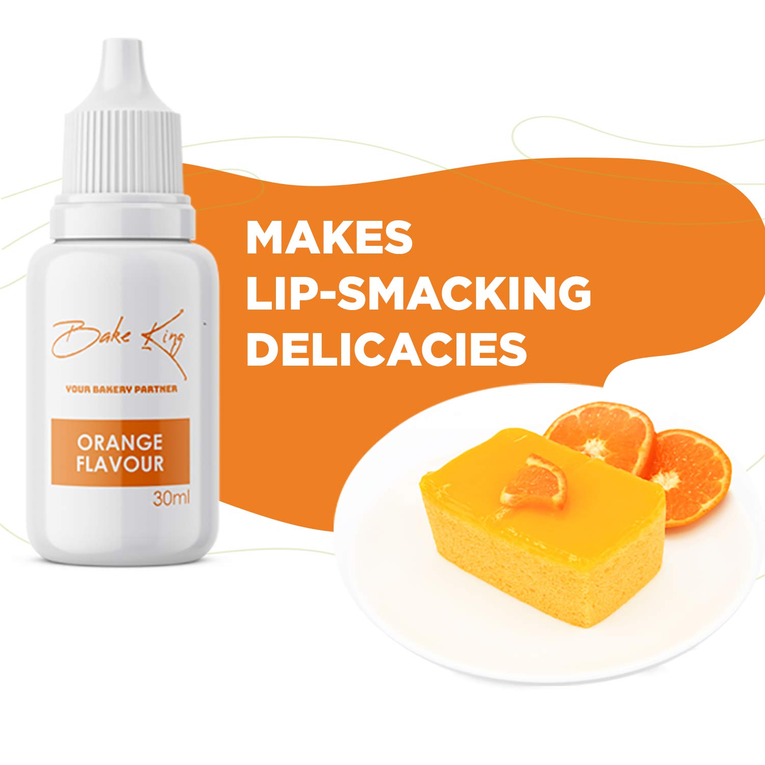BAKE KING Orange Flavour Essence 30ml | Baking Essential Ideal for Cakes, Jams, Cookies, Ice Creams, Chocolate - View 2 of 3