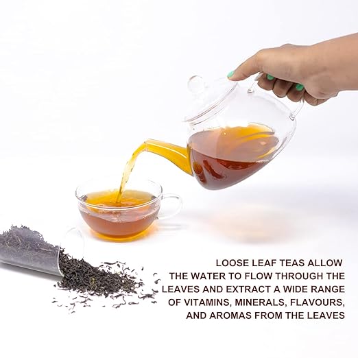 Premiers Mint Flavoured Tea, Refreshing Tea, Loose Leaf Tea, 125 Gms, 62 Cups, No Artificial Flavours, Make Iced or Hot Tea, Minty Relaxing Flavour in Black Tea, Elegant Metal Caddy (FROM INDIA SAB) - View 5 of 6