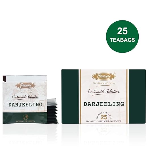 Premiers Darjeeling Tea, Premium Black Tea, Pure and Authentic Single Origin Tea, 25 Tea Bags, 50 GMS, No additives, Muscatel and Smokey Taste… (FROM INDIA SAB) - View 2 of 6