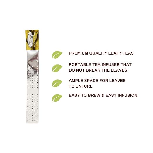 Premiers Jasmine Flavoured Tea, Green Tea with Jasmine, Herb Tea in Magic Tea Wands, 12 Wands, 30 Gms, Make Iced or hot tea, Relaxing Cup of Jasmine Green Tea, Tea Stick Infuser in a White Box (FROM INDIA SAB) - View 3 of 6
